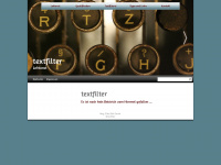 textfilter.at Webseite Vorschau