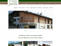 haus-theresia.at Webseite Vorschau