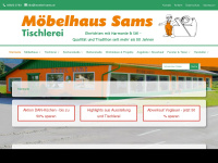 moebel-sams.at Webseite Vorschau