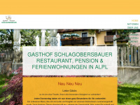schlagobersbauer.at Webseite Vorschau