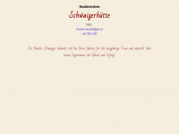 schwaigerhuette.at Webseite Vorschau