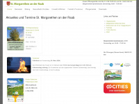 st-margarethen-raab.at Webseite Vorschau