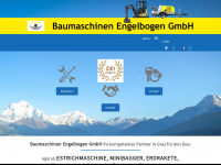baumaschinen-engelbogen.at Webseite Vorschau