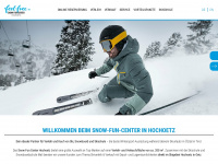 snow-fun-center.at Webseite Vorschau
