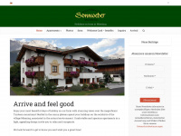 gaestehaus-sonnweber.at Webseite Vorschau