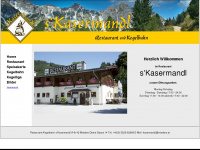 kasermandl.at Webseite Vorschau
