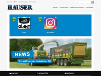 hauser-landtechnik.at Webseite Vorschau