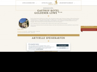 goldener-loewe.at Webseite Vorschau