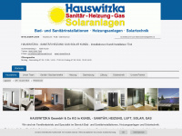 hauswitzka.at Webseite Vorschau