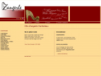 zangerle-harfen.at Webseite Vorschau