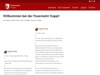 feuerwehr-kappl.at Webseite Vorschau