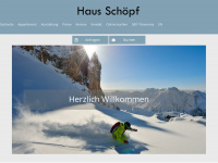 haus-schoepf.at Webseite Vorschau