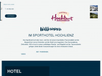 sporthotel-hochlienz.at Webseite Vorschau