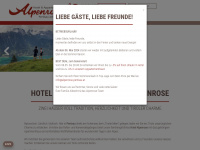 alpenrose-pertisau.at Webseite Vorschau