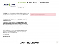 aab-tirol.at Webseite Vorschau
