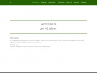 waffen-beer.at Webseite Vorschau