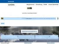 loruens.at Webseite Vorschau
