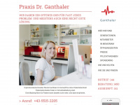 ganthaler.com Webseite Vorschau
