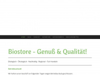 biostore.at Webseite Vorschau
