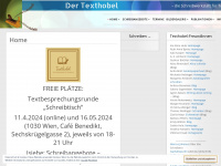 texthobel.at Webseite Vorschau