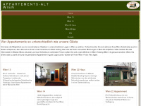 appartements-altwien.at Webseite Vorschau