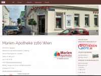 marienapotheke1160.at Webseite Vorschau