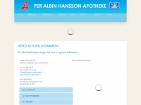 hansson-apotheke.at Webseite Vorschau