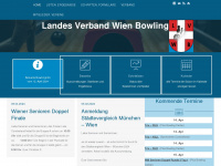 bowling-wien.at Webseite Vorschau