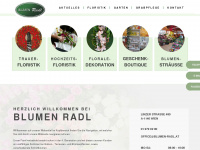 blumen-radl.at Webseite Vorschau
