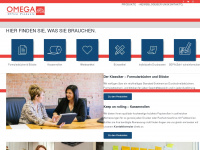 omega-druck.at Webseite Vorschau