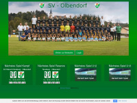 sv-olbendorf.at Webseite Vorschau
