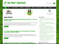sv-zuberbach.at Webseite Vorschau