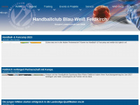 handball-feldkirch.at Webseite Vorschau