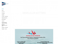 segelclub-mattsee.at Webseite Vorschau