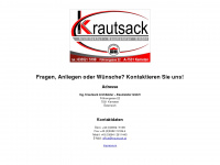 krautsack.at Webseite Vorschau