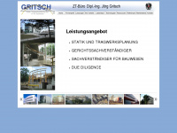 statik-gritsch.at Webseite Vorschau