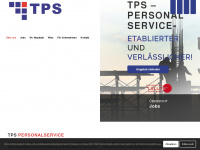 tps-personal.at Webseite Vorschau