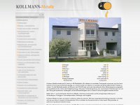 kollmann-metalle.at Webseite Vorschau