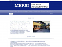 mersi-edelmetall.at Webseite Vorschau