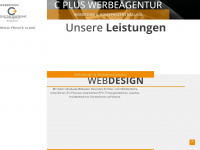 c-plus.at Webseite Vorschau