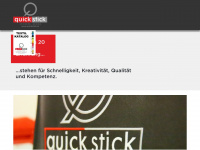 quickstick.at Webseite Vorschau