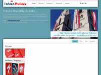 fahnen-wallner.at Webseite Vorschau