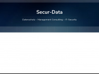 secur-data.at Webseite Vorschau