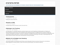 statistik-peter.at Webseite Vorschau