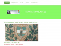 gartenfreunde12.at Webseite Vorschau