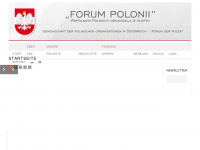 forumpolonii.at Webseite Vorschau
