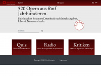 opera-guide.ch Webseite Vorschau
