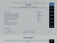 seiz.ch Webseite Vorschau