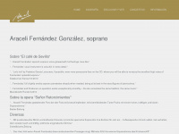 araceli-fernandez.ch Webseite Vorschau