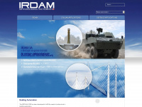 irdam.ch Webseite Vorschau